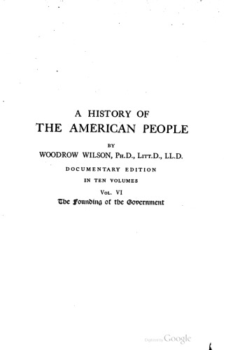 A history of the American people. In ten volumes
