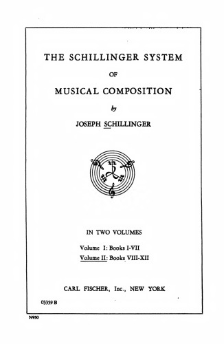 The Schillinger System of Musical Composition
