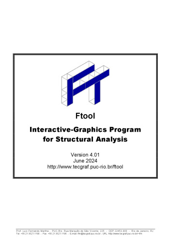 Ftool - Interactive-Graphics Program for Structural Analysis