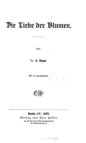 Die Liebe der Blumen