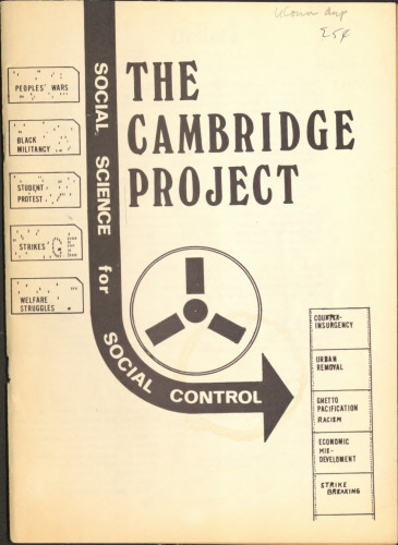 The Cambridge Project: Social Science for Social Control