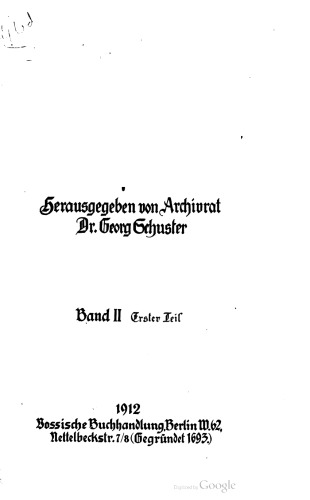 Der Hof Friedrichs des Großen / Der Hof des Kronprinzen