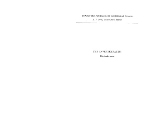 The invertebrates