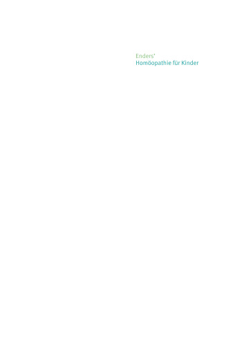 Enders Homoopathie fur Kinder