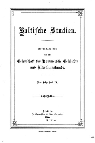 Baltische Studien