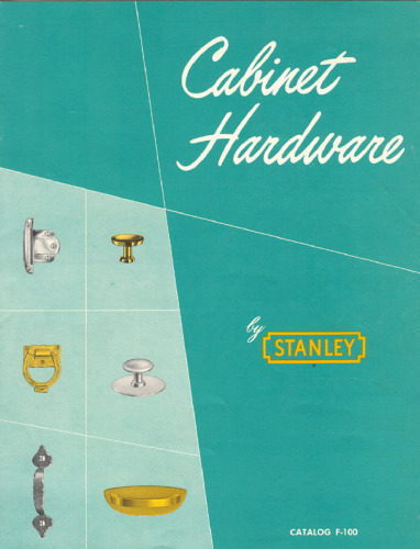 Stanley Cabinet Hardware: Catalog F-100