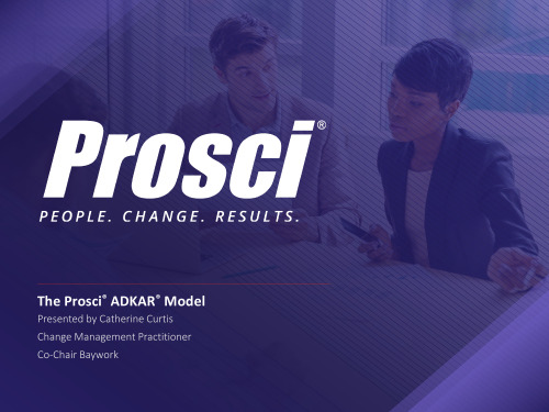 The Prosci ADKAR Model Training