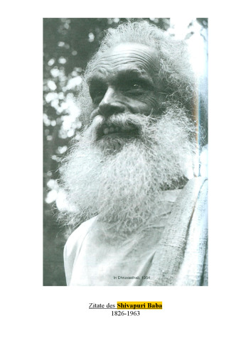 Zitate des Shivapuri Baba