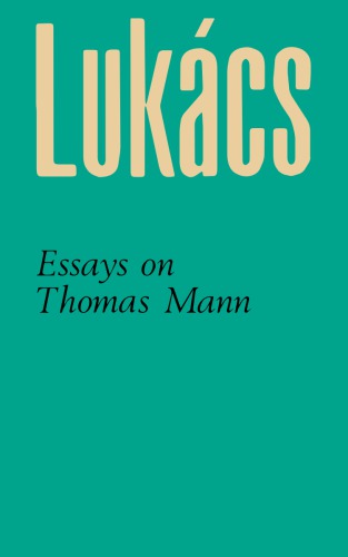 Essays on Thomas Mann