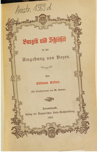Burgen und Schlösser in der Umgebung von Bozen