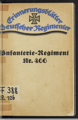 Infanterie-Regiment Nr. 466