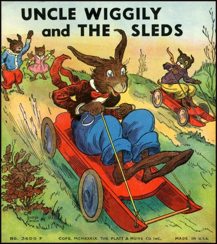 Uncle Wiggily and the Sleds - George Carlson art