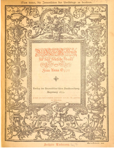 Das neue Kochbuch für das deutsche Haus