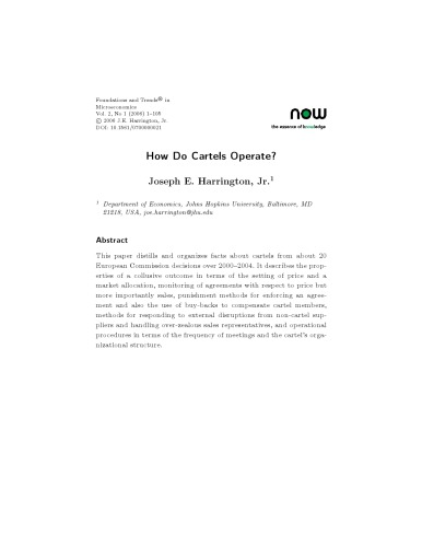 How Do Cartels Operate?