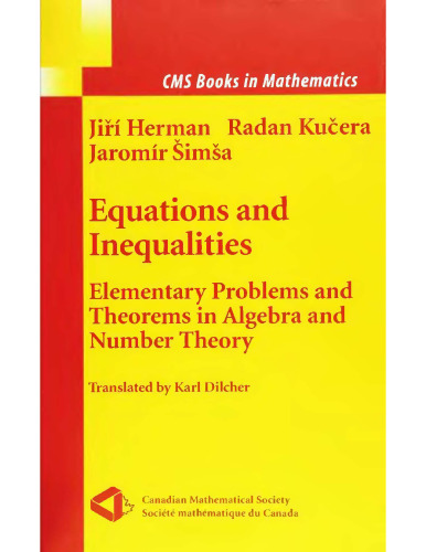 Equations and Inequalities