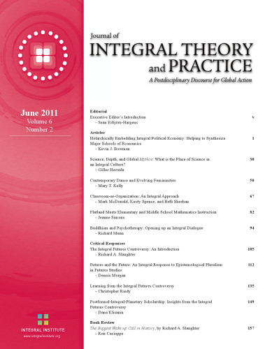 Journal of Integral Theory and Practice 2011—Vol. 6, No. 2