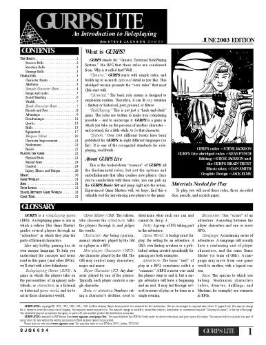 GURPS Lite