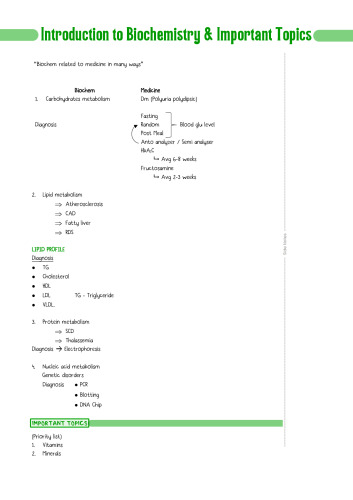 Physics Wallah MedEd Notes Biochemistry