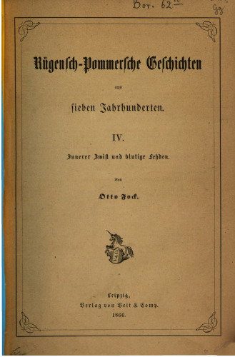 Innerer Zwist und blutige Fehden