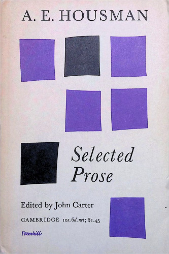 Selected Prose