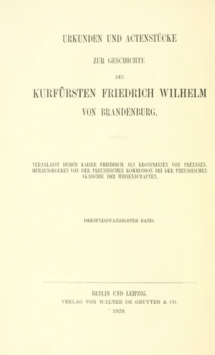 Auswärtige Acten [Akten] (Schweden)