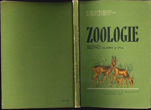 Zoologie. Manual pentru clasa a VI-a