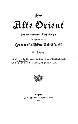 Altägyptische Musikinstrumente