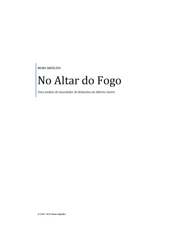 No altar do Fogo