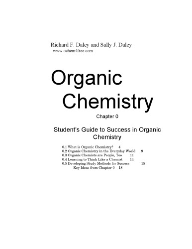 Organic chemistry - Student's guide to success in organic chemistry
