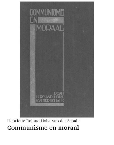 Communisme en moraal