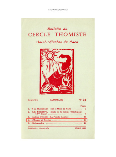 L'homme et l'action (les trois parties)