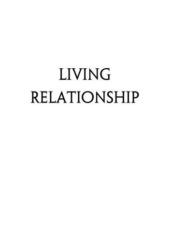 Living Relationship Finding HARMONY WITH OTHERS