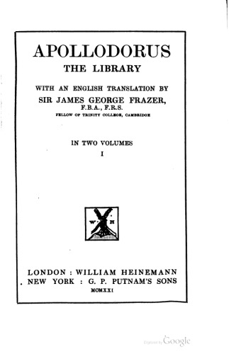 APOLLODORUS THE LIBRARY