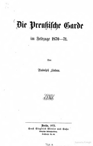 Die preußische Garde im Feldzuge 1870-71