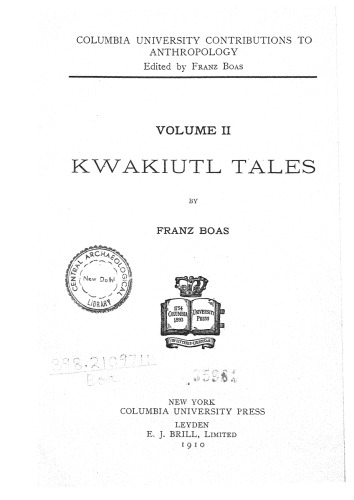 Kwakiutl Tales