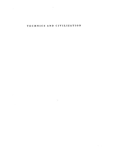 Technics and civilization