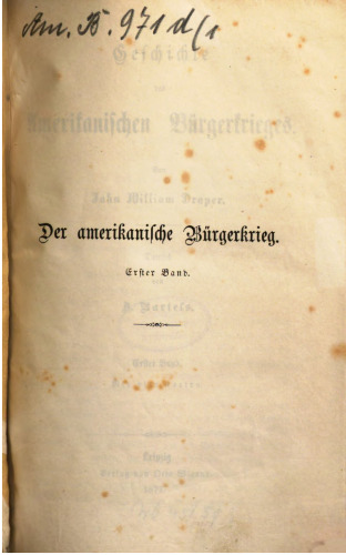 Geschichte des Amerikanischen Bürgerkrieges