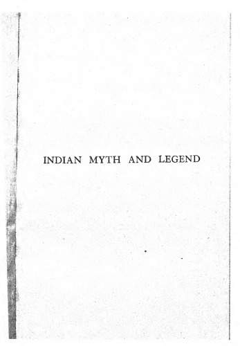 Indian Myth and Legend