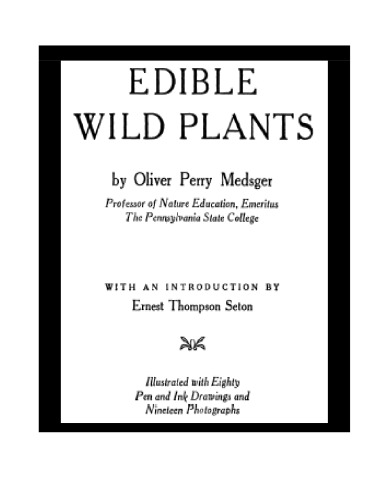 Edible wild plants