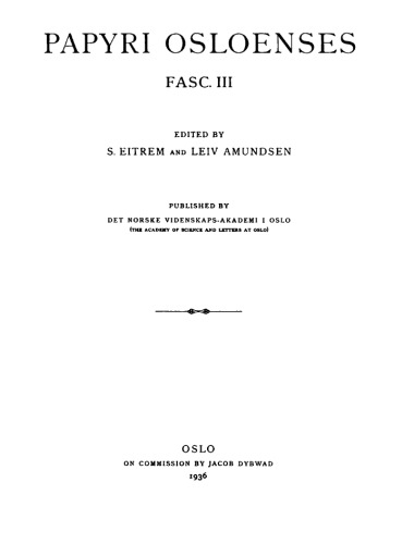 Papyri Osloenses