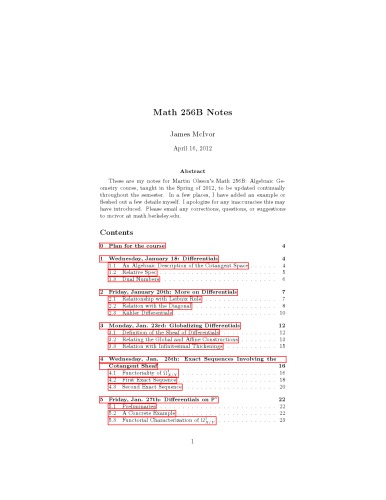 Math 256B Notes