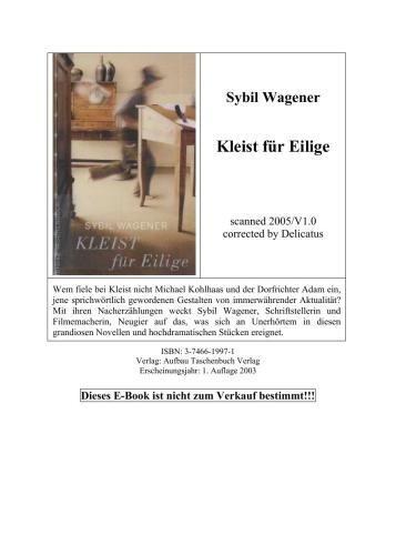 Kleist für Eilige