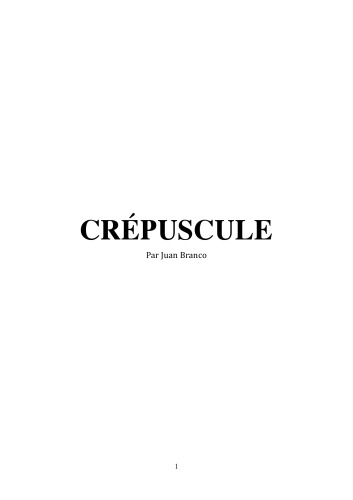 Crépuscule