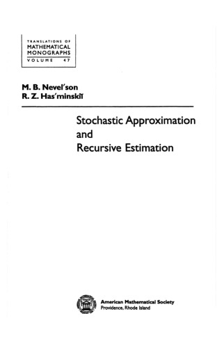 Stochastic Approximation and Recursive Estimation