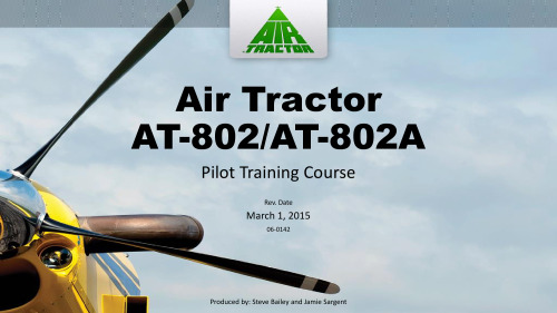 Air Tractor 802 Training Course