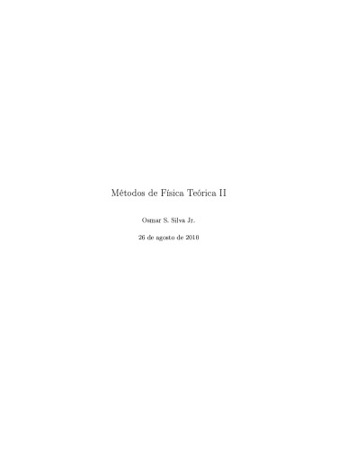 Métodos de Física Teórica II
