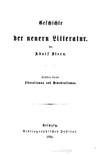 Liberalismus und Demokratismus