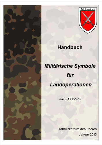 Handbuch Militärische Symbole für Landoperationen.