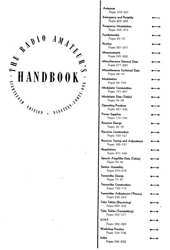The Radio Amateur’s Handbook