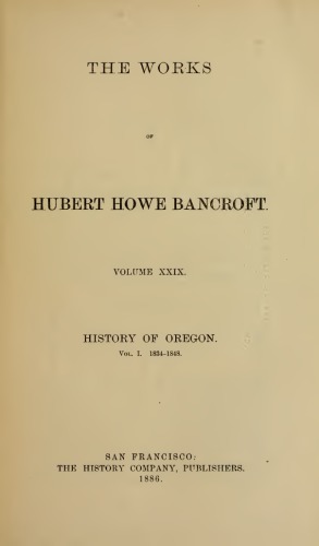 History of Oregon